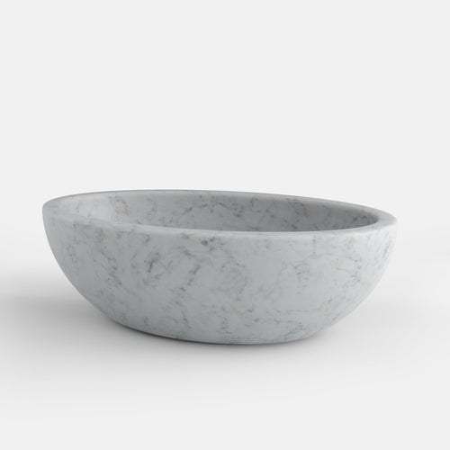 Bain marbre blanc carrara 2 