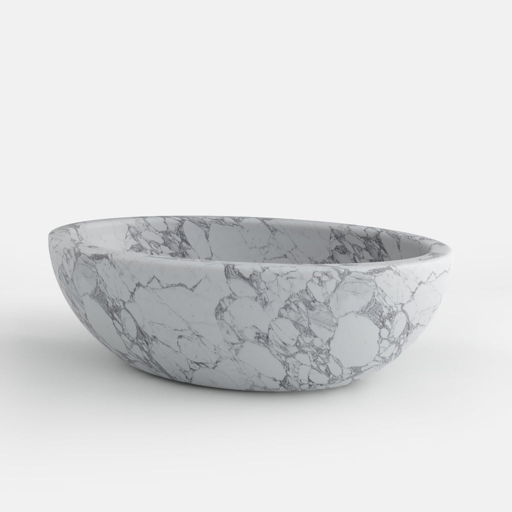 Bain rond marbre arabescatto corchia 2 