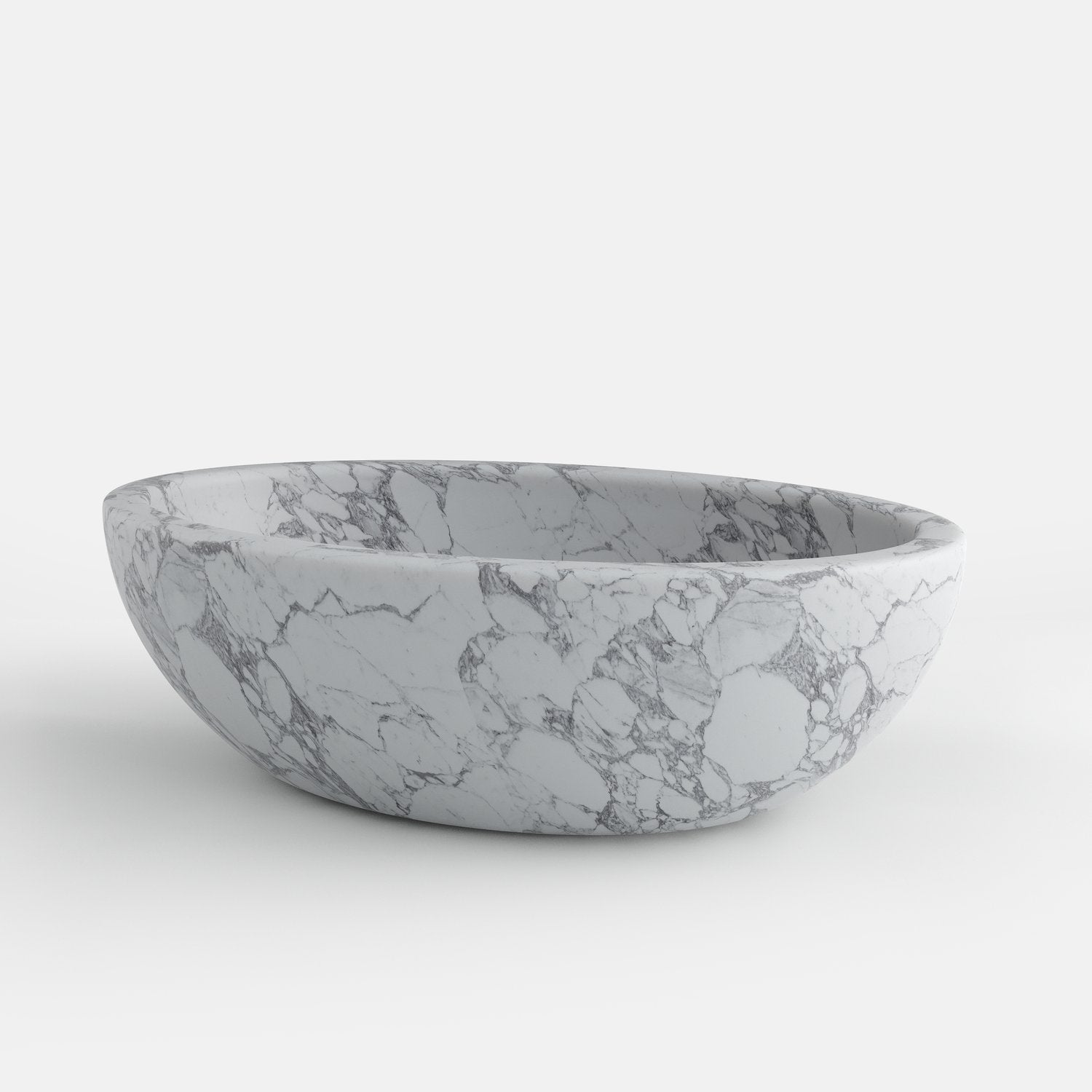 Bain rond marbre arabescatto corchia 2 