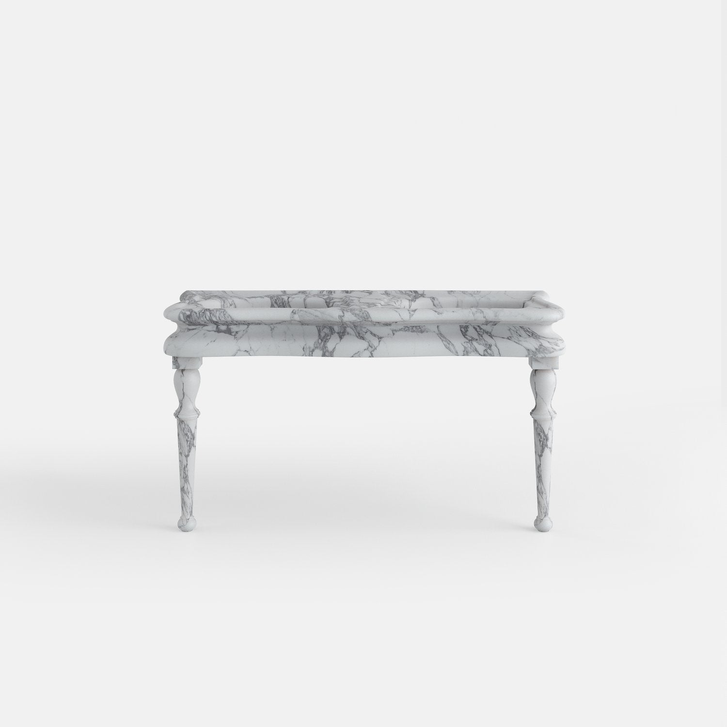 Double lavabo marbre arabescato corchia 