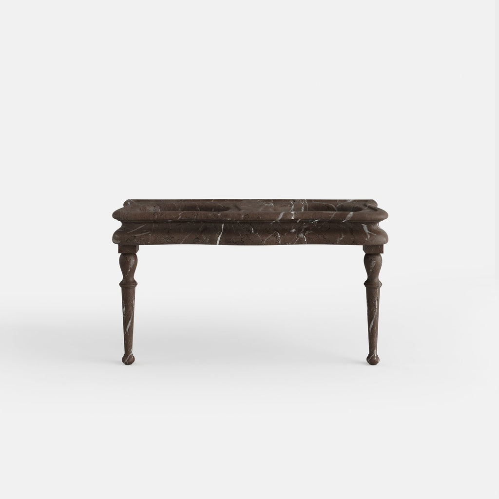 Double lavabo marbre gris anatolien 3 