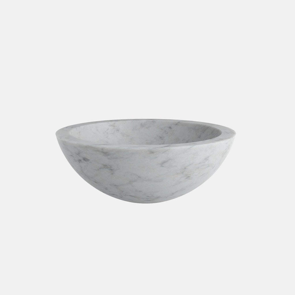 Lavabo marbre carrara blanc 